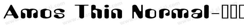 Amos Thin Normal字体转换